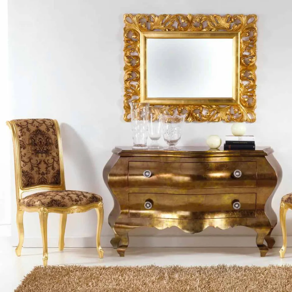 Schlafzimmer Kommode Sideboard in toskanischen Landhausstil aus Massivholz Bellini