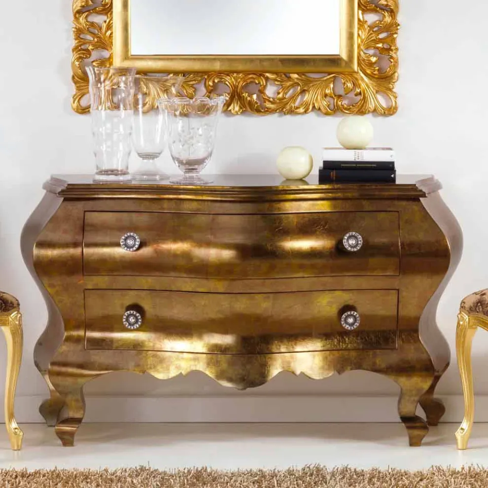 Schlafzimmer Kommode Sideboard in toskanischen Landhausstil aus Massivholz Bellini