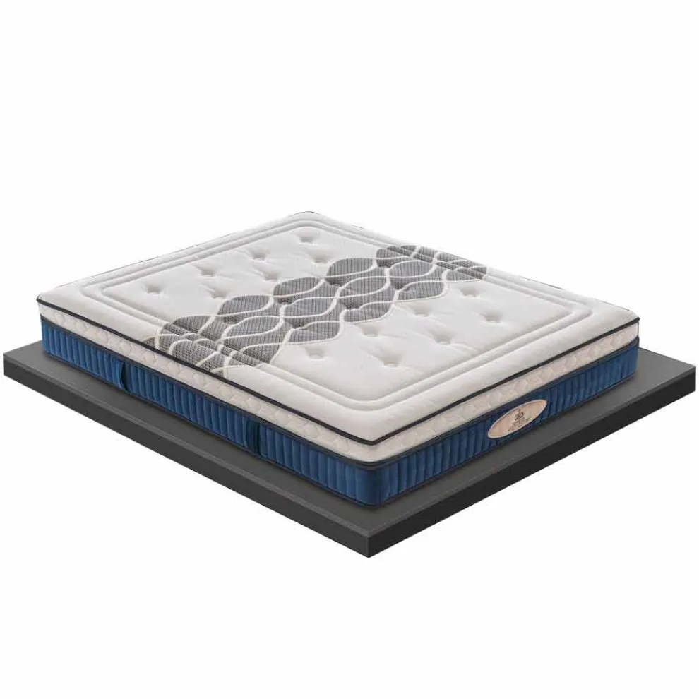 Queen Size Matratze aus Memory mit Federkern Made in Italy - Grecia