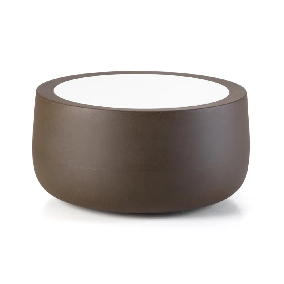 Low Design Outdoor Couchtisch aus HPL und Polyethylen Made in Italy - Belida