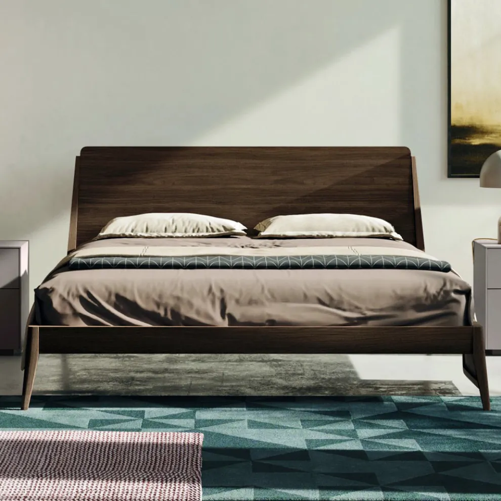 Komplettes Schlafzimmer mit 5 Elementen im modernen Stil Made in Italy - Savanna