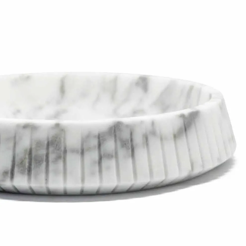 Weißes Carrara Marmor Design Herzstück Made in Italy - Bryan