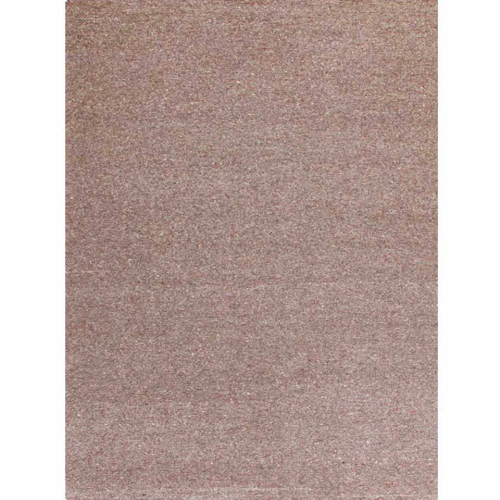 Rechteckiger Teppich aus modernem Design aus Seide und brauner oder cremefarbener Baumwolle - Kuta