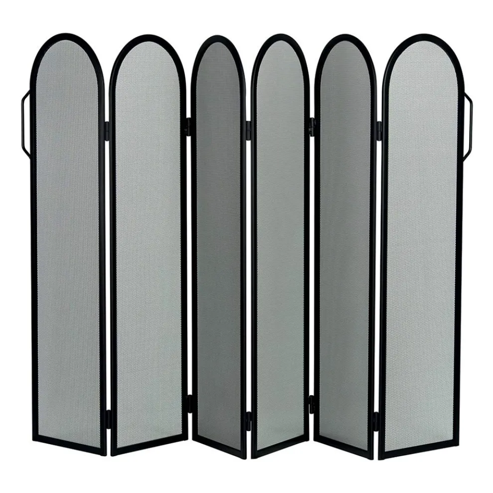 Funkenfänger mit 6 Türen aus Metall, hergestellt in Italien – Pferd