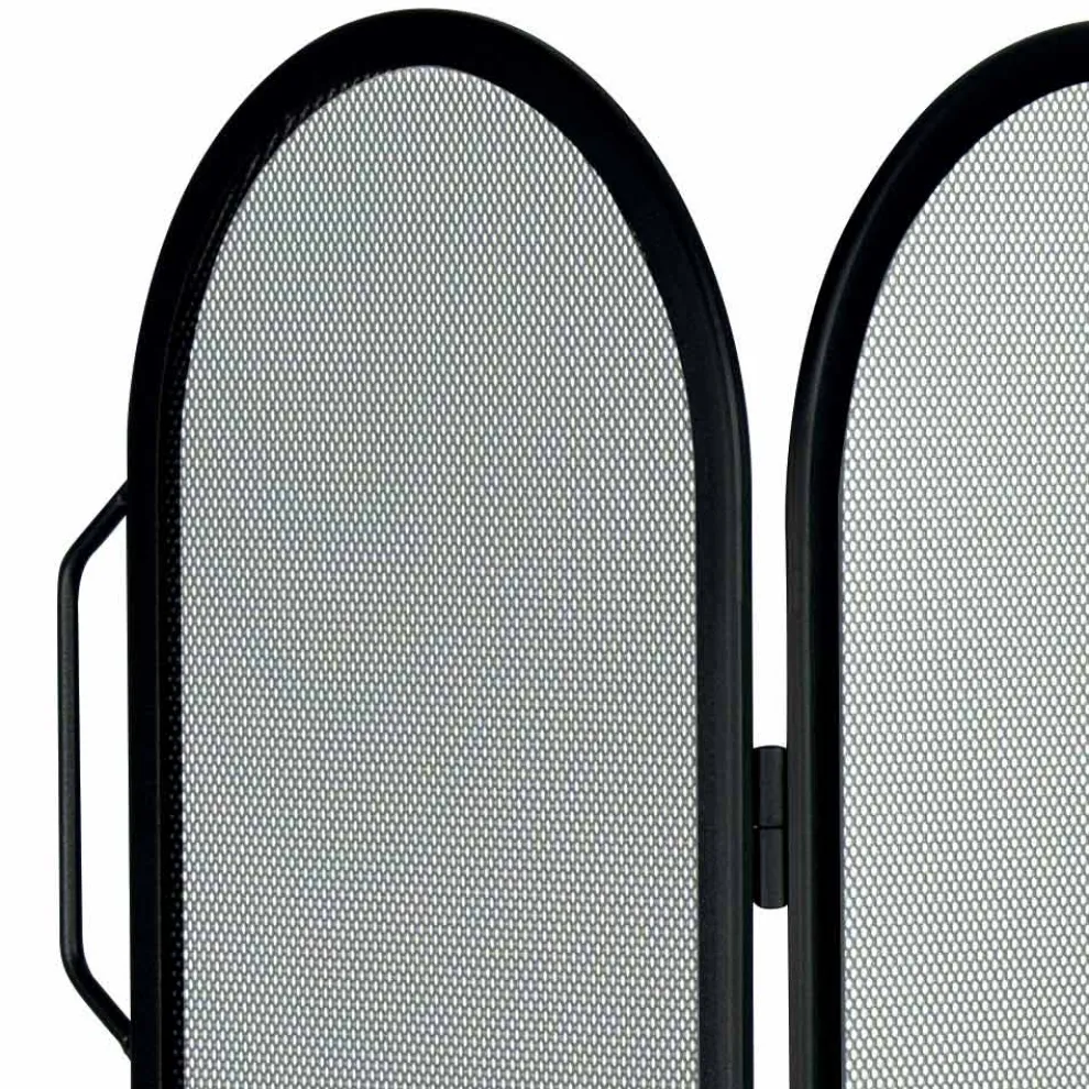 Funkenfänger mit 6 Türen aus Metall, hergestellt in Italien – Pferd