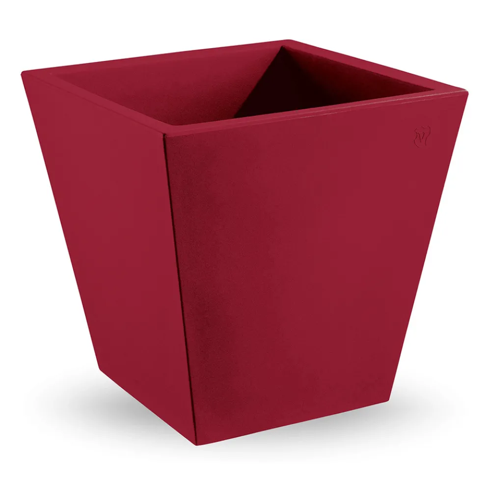 Dekorative Vase für den Innenbereich aus farbigem Polyethylen Made in Italy - Mengo