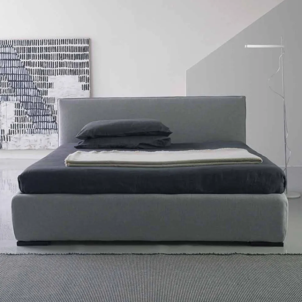 Modernes Doppelbett, ohne Bettcontainer, Gaya New von Bolzan