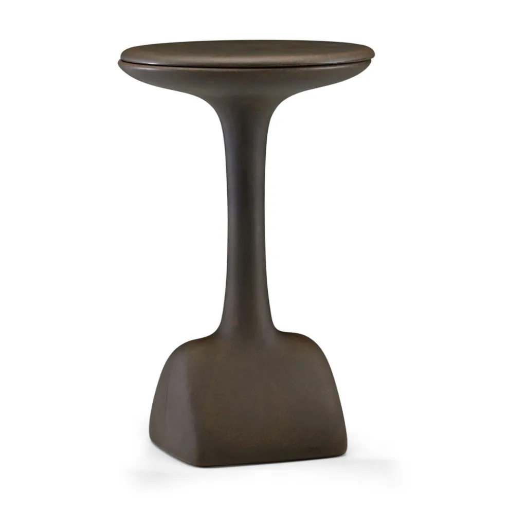 Outdoor-Couchtisch aus farbigem Polyethylen 96 cm Made in Italy - Uliveto