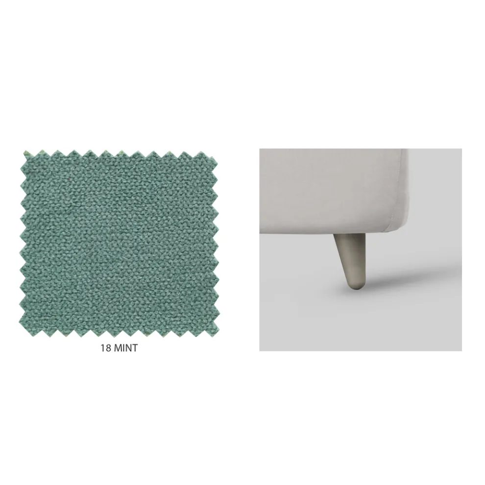 Doppelbett mit optionalem Stauraum, hergestellt in Italien – Ciccio