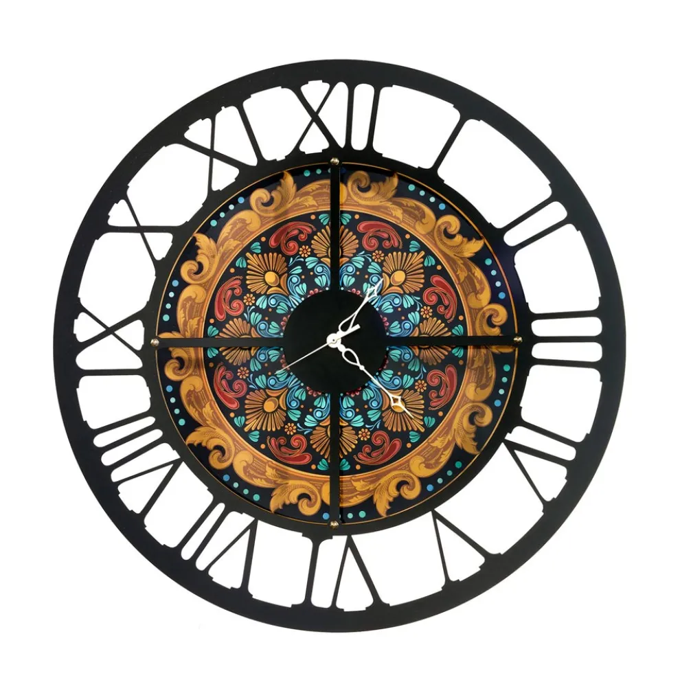 Uhr aus Eisen in 3 verschiedenen Ausführungen, hergestellt in Italien – Weizen