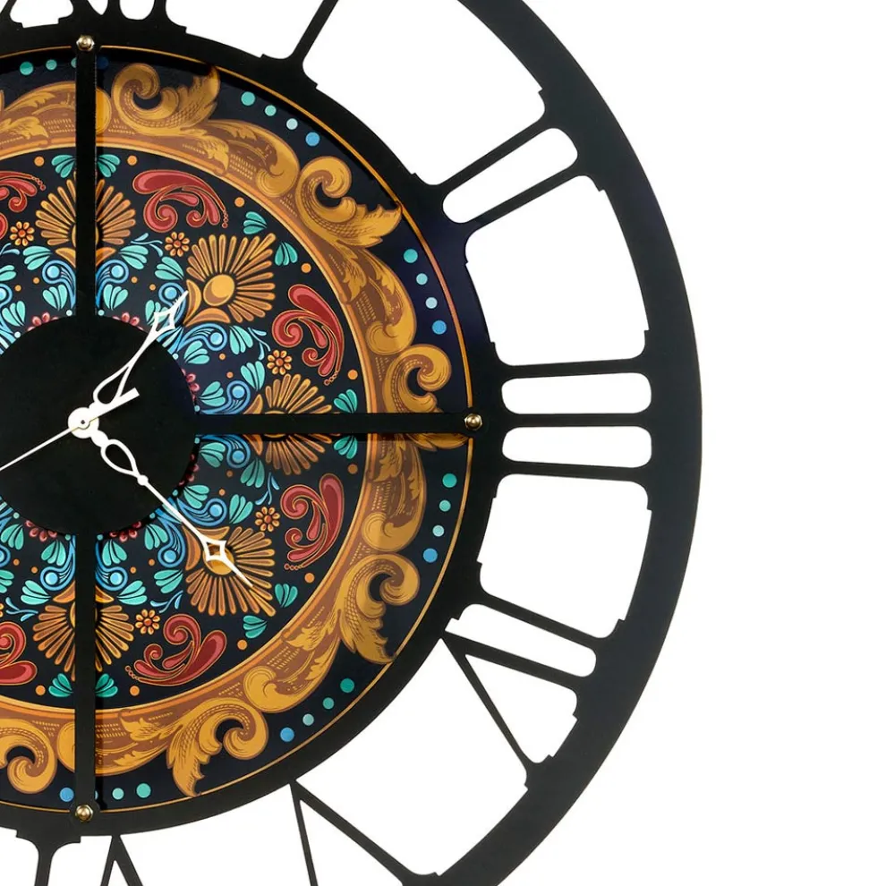 Uhr aus Eisen in 3 verschiedenen Ausführungen, hergestellt in Italien – Weizen