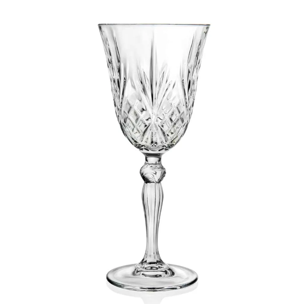 12 Gläser Wein, Wasser, Cocktail im ökologischen Kristall-Vintage-Stil - Cantabile