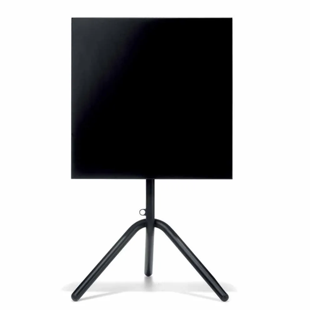 Quadratischer Metall- und Blech-Außentisch Made in Italy - Barnabas