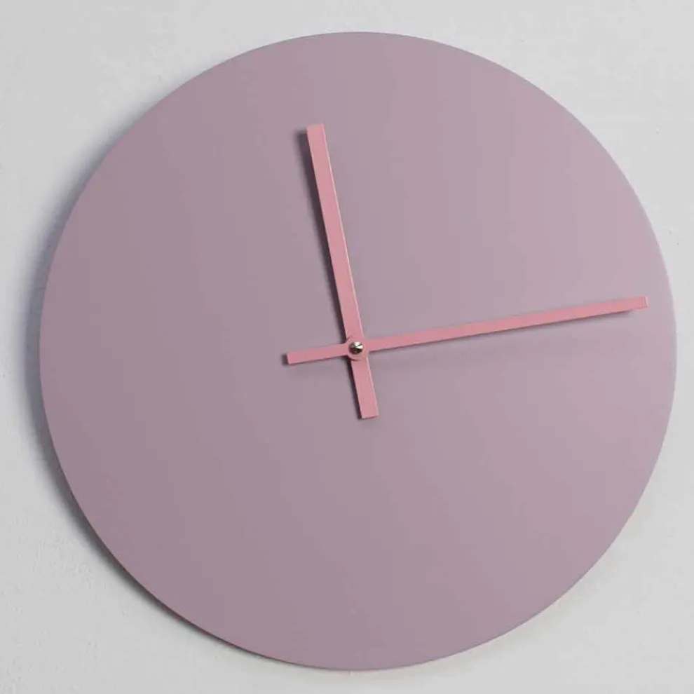 Runde hölzerne Wanduhr Made in Italy - Imalia