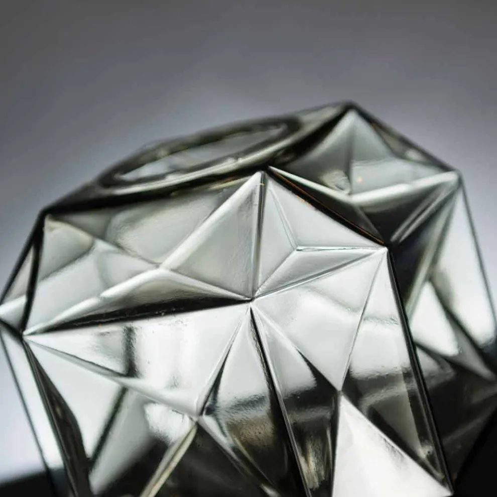 Moderne Glasvase für den Innenbereich, handgefertigt in Italien - Eagle