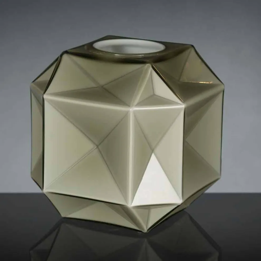 Moderne Glasvase für den Innenbereich, handgefertigt in Italien - Eagle