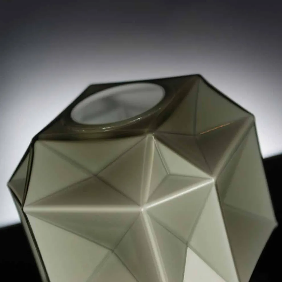 Moderne Glasvase für den Innenbereich, handgefertigt in Italien - Eagle