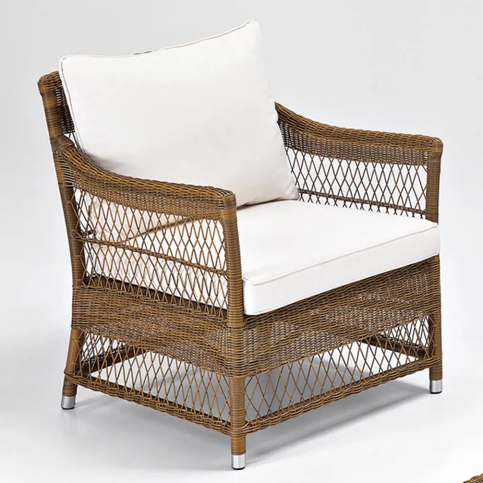 Outdoor-Sessel aus handgewebtem Polyrattan - Gigi