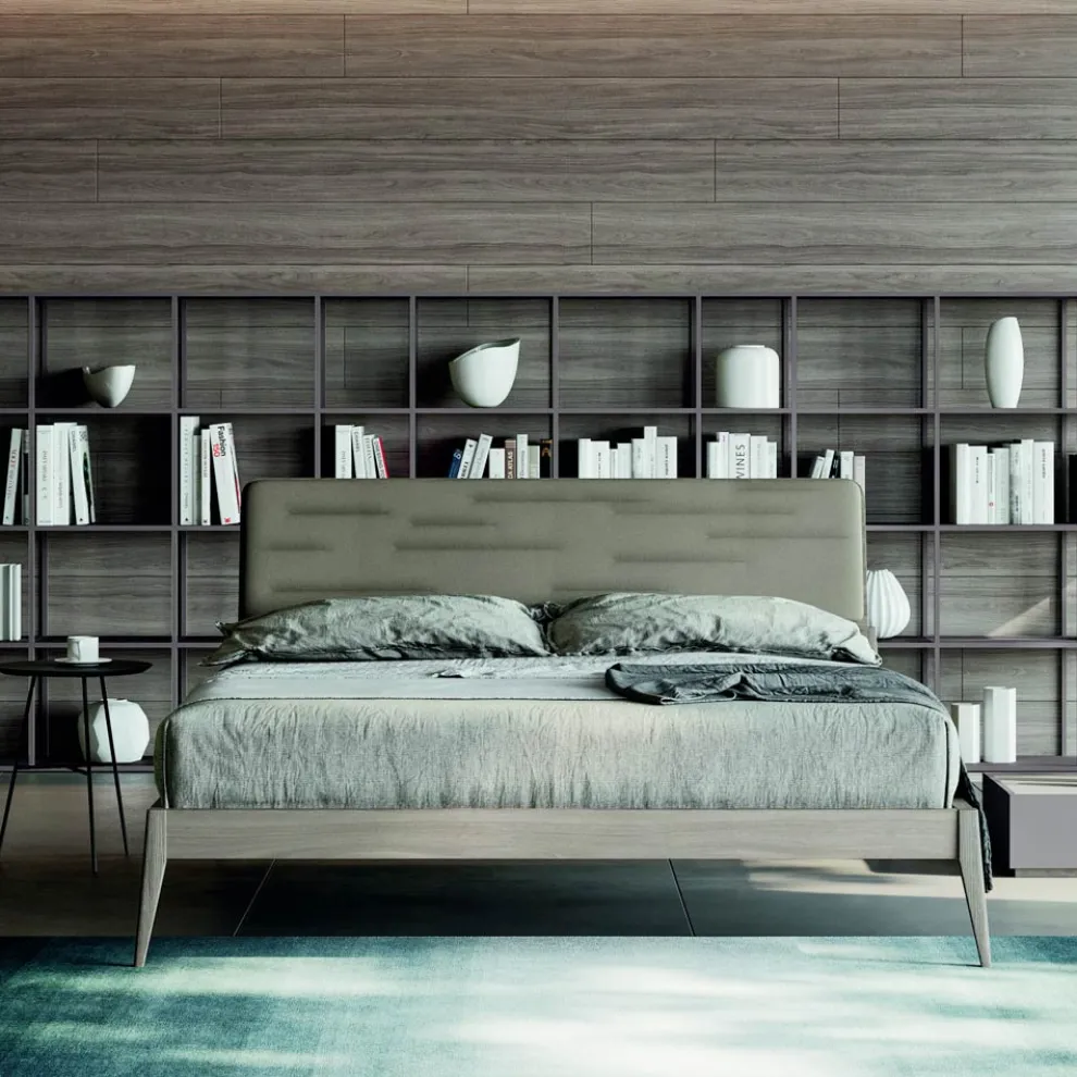 Schlafzimmer mit 5 modernen Elementen Made in Italy High Quality - Rieti