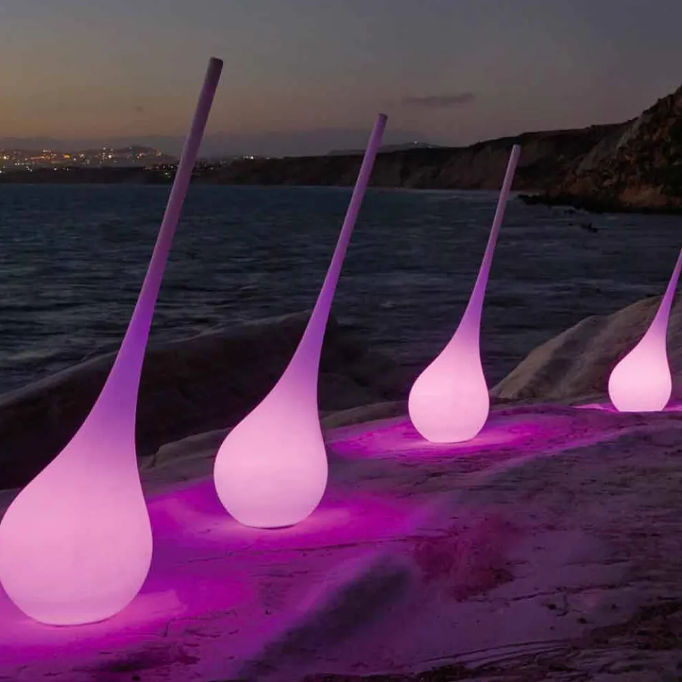 RGB Stehleuchte Vase der Dekoration mit Kunststoff-Design - Ampulle von Myyour