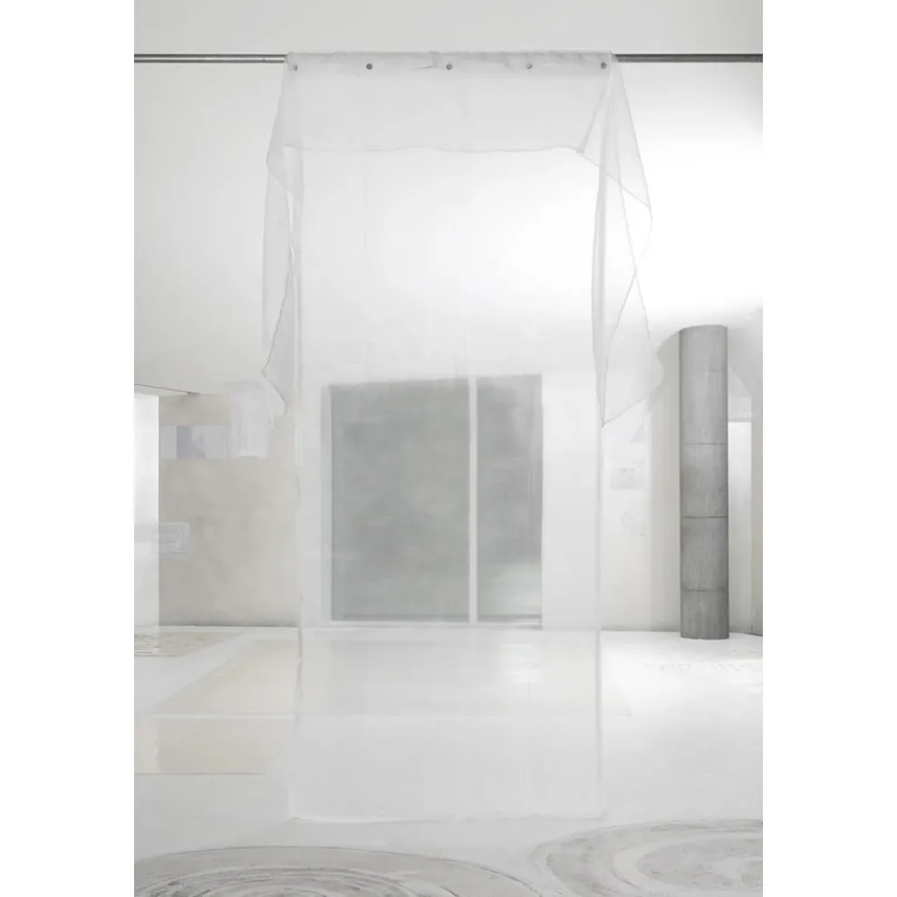 Eleganter Luxusvorhang mit Organza, Design und Qualität Made in Italy - Organdy