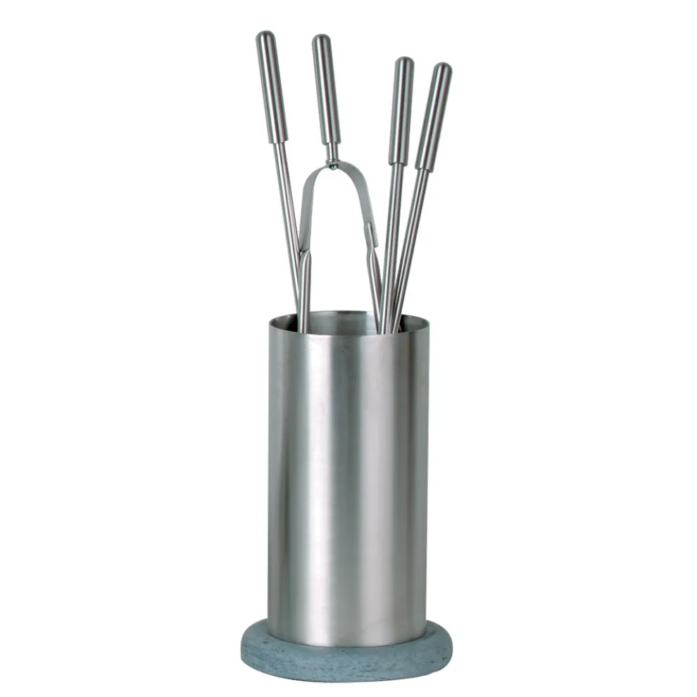 Werkzeughalter aus Edelstahl mit 4 in Italien hergestellten Zubehörteilen – Rucksack