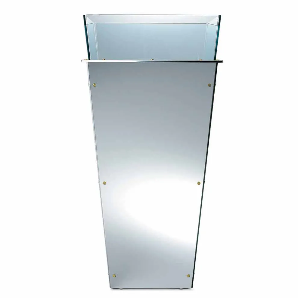 Freistehende Vase aus Glas und austauschbaren Paneelen 3 Dimensionen - Ghenna