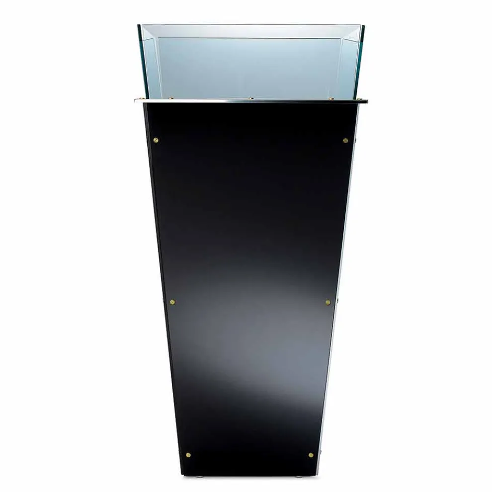 Freistehende Vase aus Glas und austauschbaren Paneelen 3 Dimensionen - Ghenna