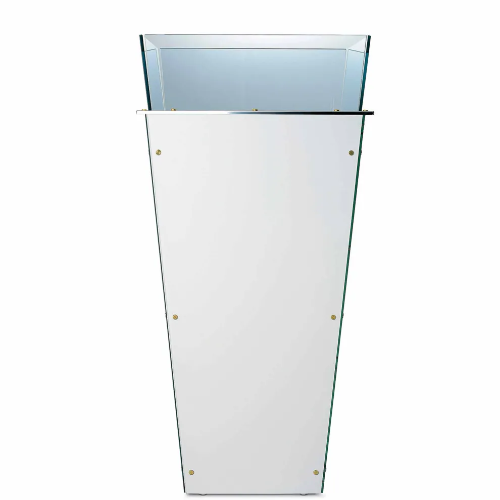 Freistehende Vase aus Glas und austauschbaren Paneelen 3 Dimensionen - Ghenna