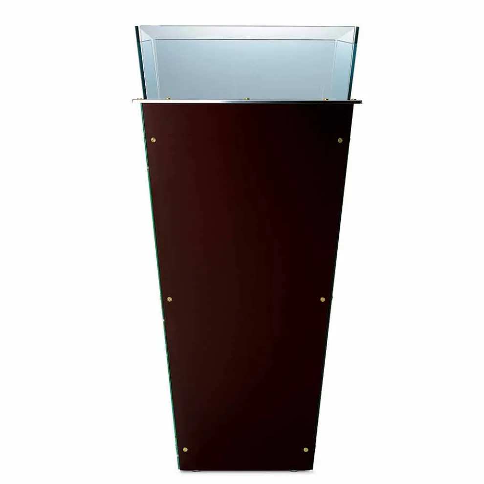 Freistehende Vase aus Glas und austauschbaren Paneelen 3 Dimensionen - Ghenna