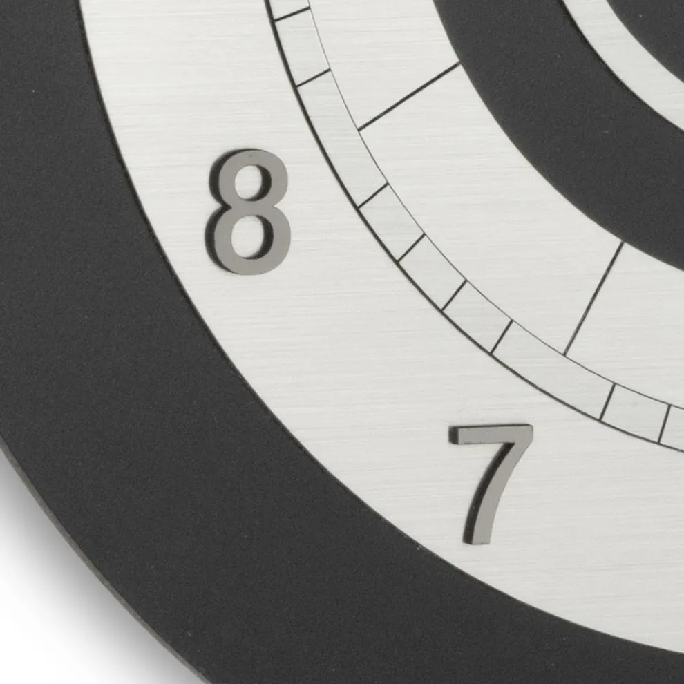 PVC-Wanduhr mit verschiedenen Farbschattierungen Made in Italy - Flux