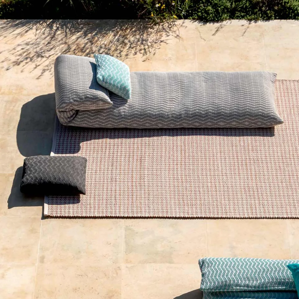 Single Daybed Outdoor Design Hocker, Hochwertig Made in Italy - Emanuela