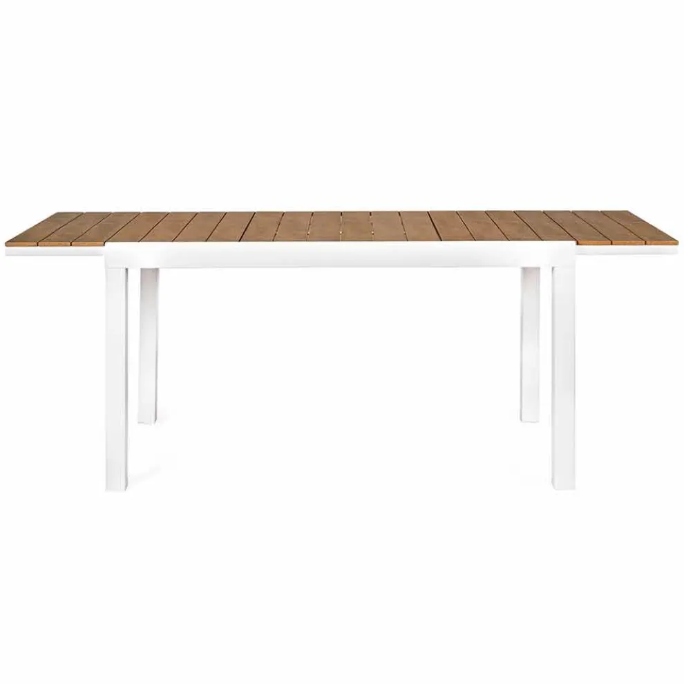 Ausziehbarer Gartentisch Bis zu 200 cm in Homemotion Aluminium - Sciullo