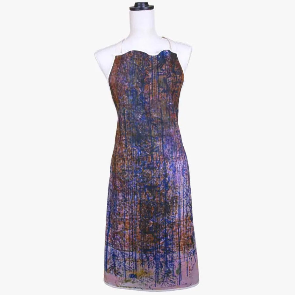 Handgemachte Schürze Handgemachter Druck Einzigartiges Stück aus Baumwolle - Viadurini von Marchi