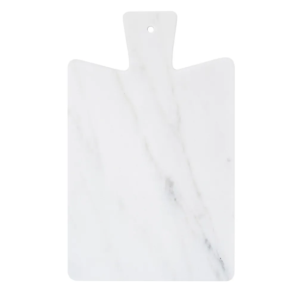 Rechteckiges Schneidebrett aus weißem Carrara-Marmor Made in Italy - Ukai