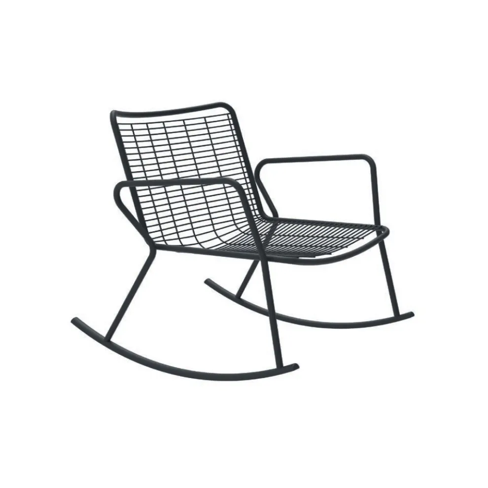 Outdoor-Schaukelliege aus verzinktem Metall Made in Italy - Vikas