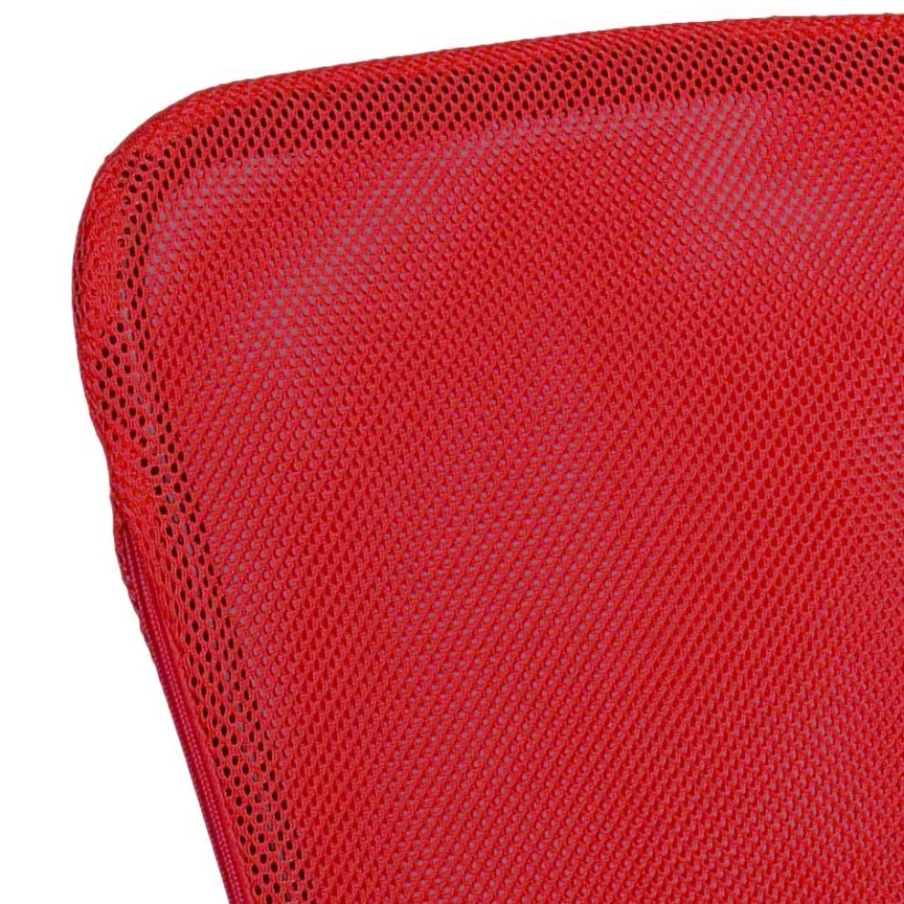 Bürostuhl mit Armlehnen aus Stahl und farbigem Polyester - Barberina