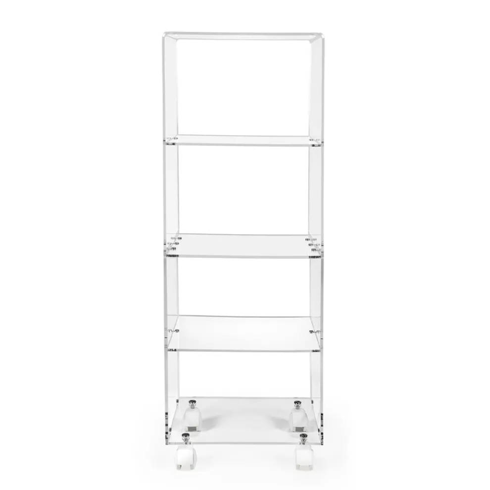 Küchen-Aufbewahrungswagen aus Plexiglas, hergestellt in Italien – Ercolano