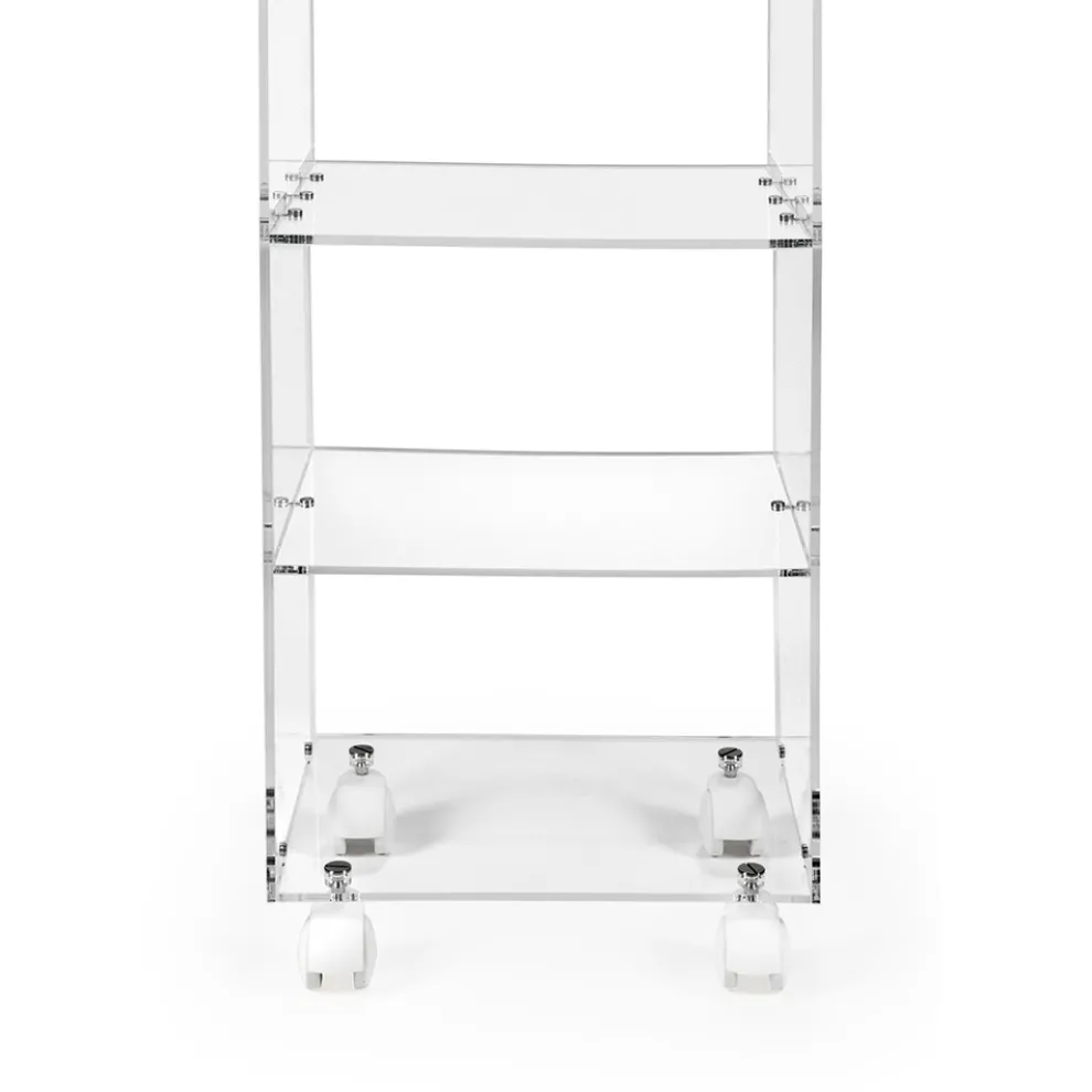 Küchen-Aufbewahrungswagen aus Plexiglas, hergestellt in Italien – Ercolano