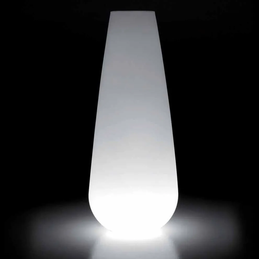 Leuchtvase für Outdoor-Design aus Polyethylen Made in Italy - Menea