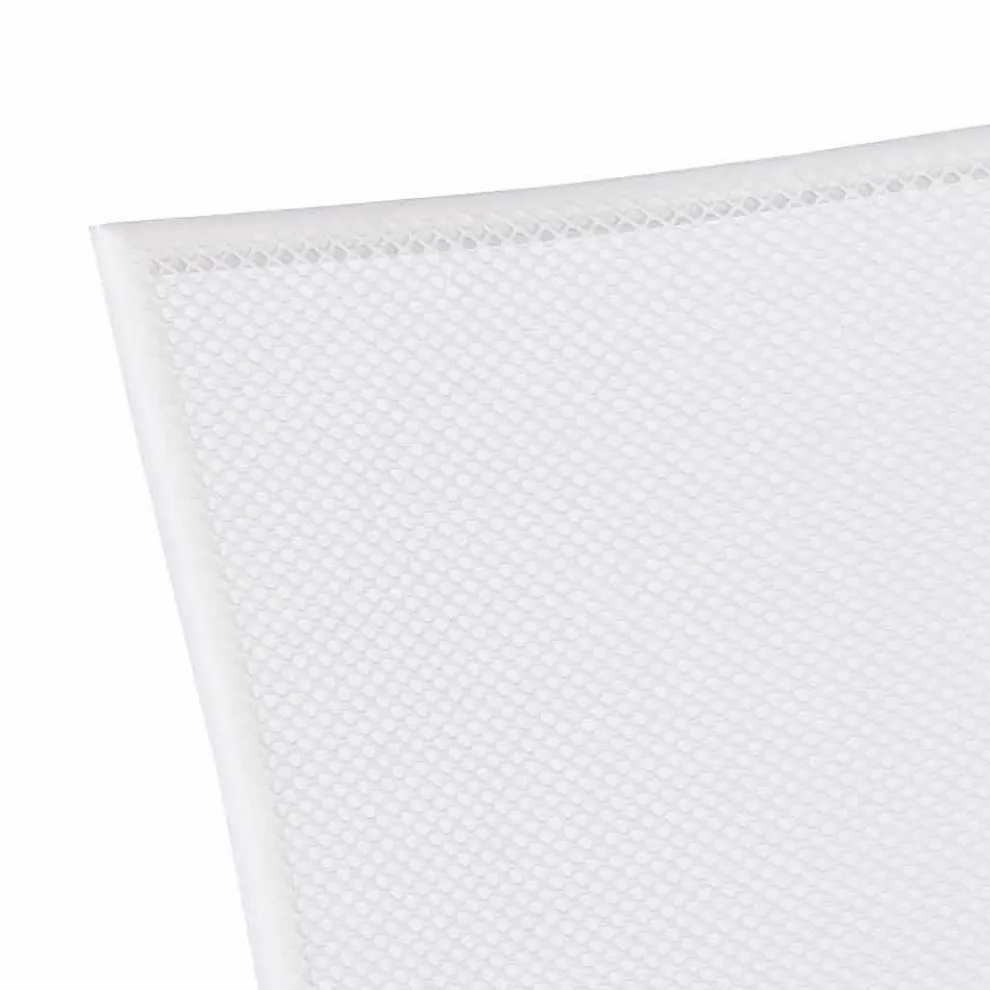 Stapelbarer Außenstuhl aus weiß lackiertem Stahl, 4 Stück - Jaila