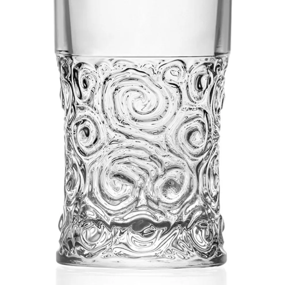 Trinkgläser Service in Eco Crystal Audace Dekoration 12 Stück - Ritmo