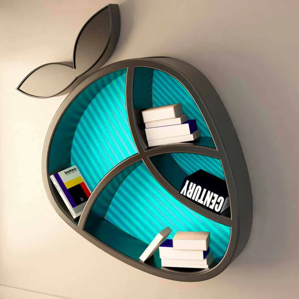 Design Wandregal Made in Italy Poppy Book