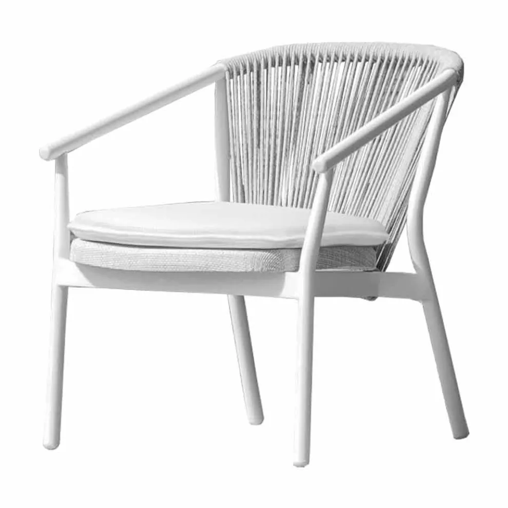 Garden Lounge Sessel Polsterstoff und Aluminium - Smart von Varaschin