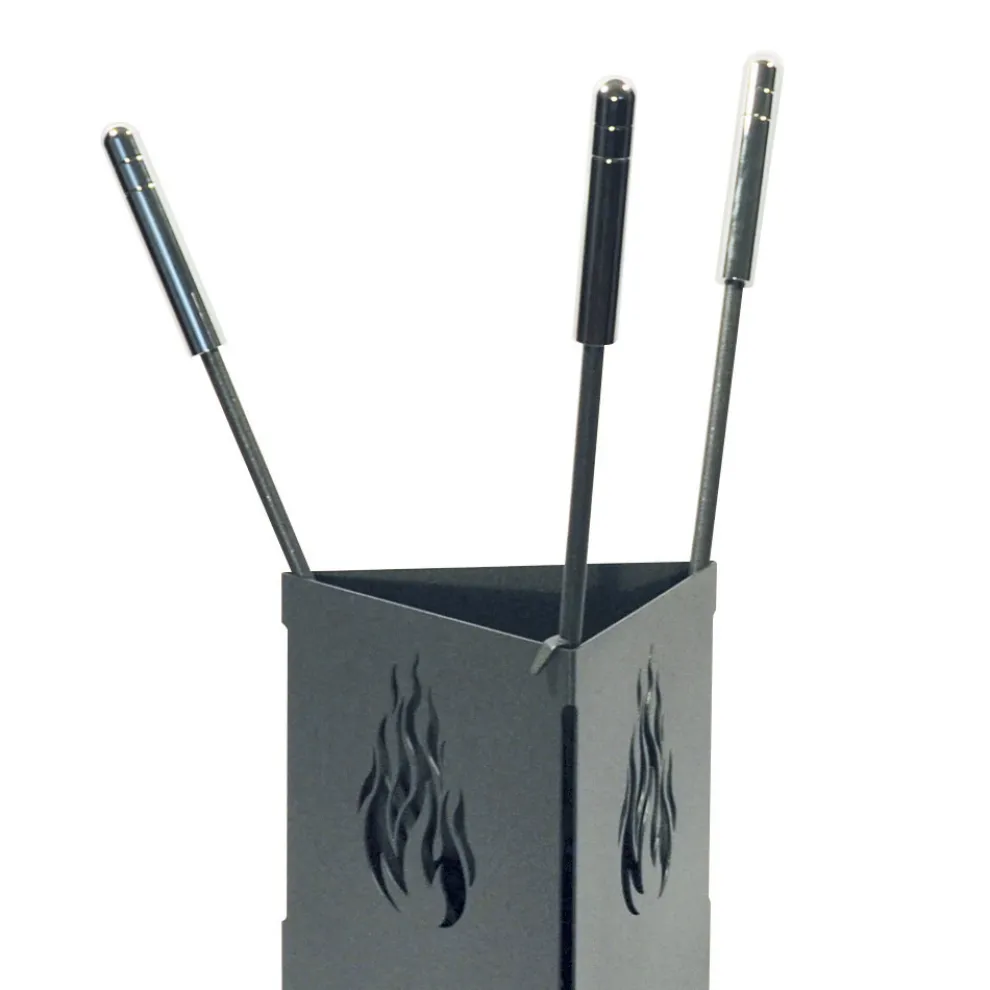 Dreieckiger Werkzeughalter mit 3 Zubehörteilen im Lieferumfang enthalten, hergestellt in Italien – Passero