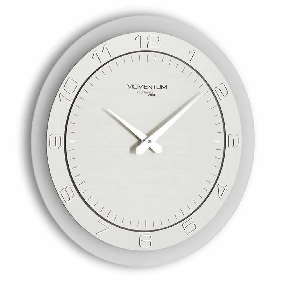 moderne Wanduhr aus Mineralglas Dininho Modell