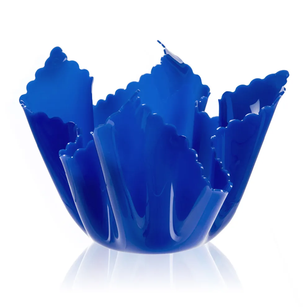 Recycelbare drapierte farbige Plexiglasvase 2 Stück 2 Größen - Gabria