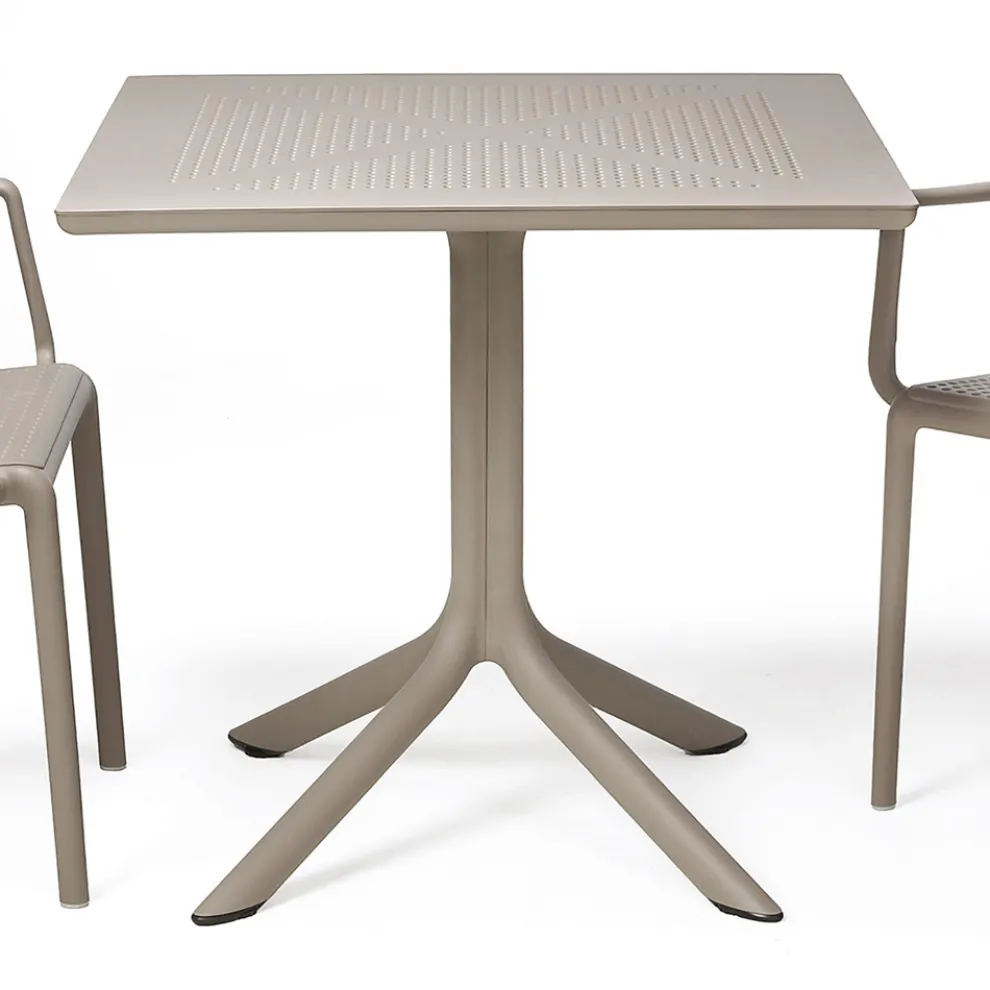 Couchtisch für den Außenbereich mit perforierter Polypropylenplatte - Fork