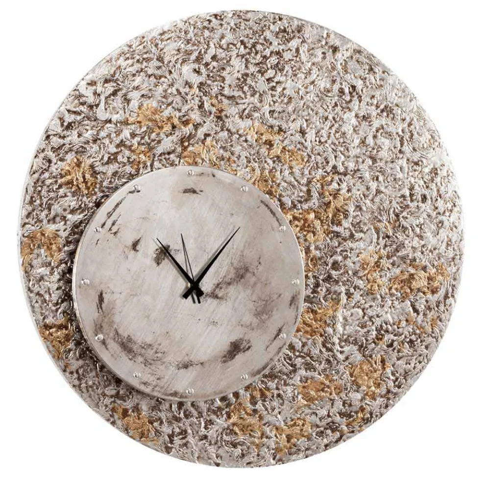 Design Wanduhr auf zwei Ebenen gefertigt in Italien Eccli