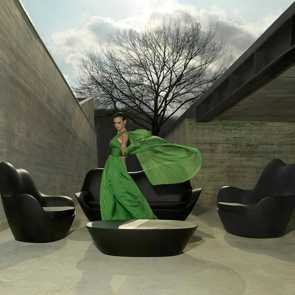 Moderner Gartensessel aus Polyethylen, Sabinas von Vondom